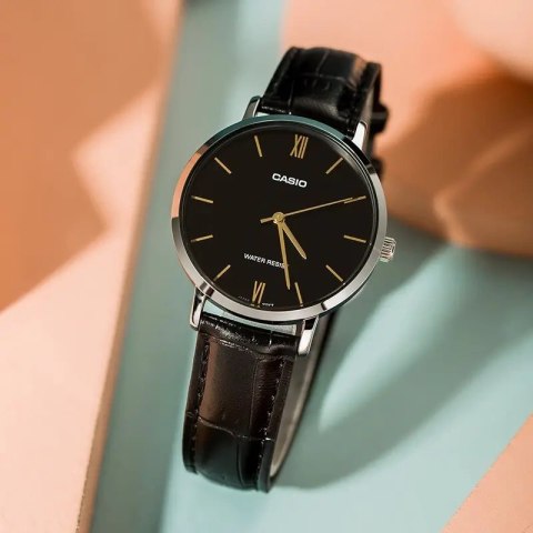 Zegarek Damski Casio LTP-VT01L-1B + BOX Zegarek Damski Casio LTP-VT01L-1B + BOX