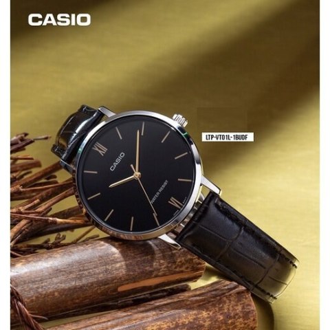 Zegarek Damski Casio LTP-VT01L-1B + BOX Zegarek Damski Casio LTP-VT01L-1B + BOX