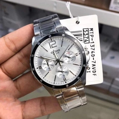 Zegarek Męski Casio MTP-1374D-7A (zd063e) + BOX Zegarek Męski Casio MTP-1374D-7A (zd063e) + BOX