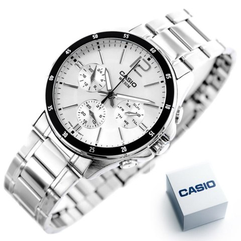 Zegarek Męski Casio MTP-1374D-7A (zd063e) + BOX Zegarek Męski Casio MTP-1374D-7A (zd063e) + BOX