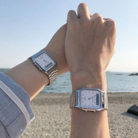 Zegarek Unisex Casio Collection AQ-230A-7B + BOX Zegarek Unisex Casio Collection AQ-230A-7B + BOX
