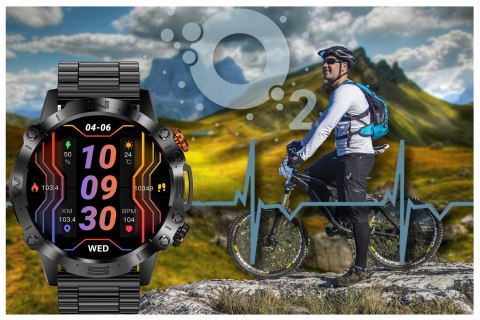 SMARTWATCH MĘSKI GRAVITY GT20-1 - AMOLED, DODATKOWY PASEK (sg024a) SMARTWATCH MĘSKI GRAVITY GT20-1 - AMOLED, DODATKOWY PASEK (sg024a)
