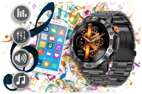 SMARTWATCH MĘSKI GRAVITY GT20-1 - AMOLED, DODATKOWY PASEK (sg024a) SMARTWATCH MĘSKI GRAVITY GT20-1 - AMOLED, DODATKOWY PASEK (sg024a)