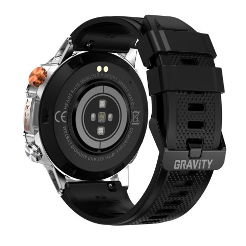 SMARTWATCH MĘSKI GRAVITY GT20-2 - AMOLED, DODATKOWY PASEK (sg024b) SMARTWATCH MĘSKI GRAVITY GT20-2 - AMOLED, DODATKOWY PASEK (sg024b)