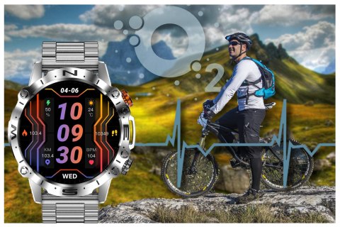 SMARTWATCH MĘSKI GRAVITY GT20-2 - AMOLED, DODATKOWY PASEK (sg024b) SMARTWATCH MĘSKI GRAVITY GT20-2 - AMOLED, DODATKOWY PASEK (sg024b)