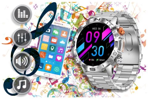 SMARTWATCH MĘSKI GRAVITY GT20-2 - AMOLED, DODATKOWY PASEK (sg024b) SMARTWATCH MĘSKI GRAVITY GT20-2 - AMOLED, DODATKOWY PASEK (sg024b)