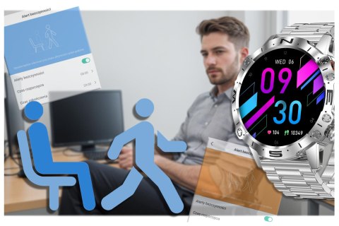 SMARTWATCH MĘSKI GRAVITY GT20-2 - AMOLED, DODATKOWY PASEK (sg024b) SMARTWATCH MĘSKI GRAVITY GT20-2 - AMOLED, DODATKOWY PASEK (sg024b)