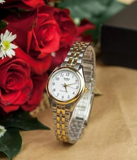 ZEGAREK DAMSKI CASIO LTP-1129G-7B (zd602b) + BOX ZEGAREK DAMSKI CASIO LTP-1129G-7B (zd602b) + BOX
