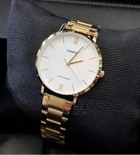 ZEGAREK DAMSKI CASIO LTP-VT01G-7BUDF + BOX ZEGAREK DAMSKI CASIO LTP-VT01G-7BUDF + BOX