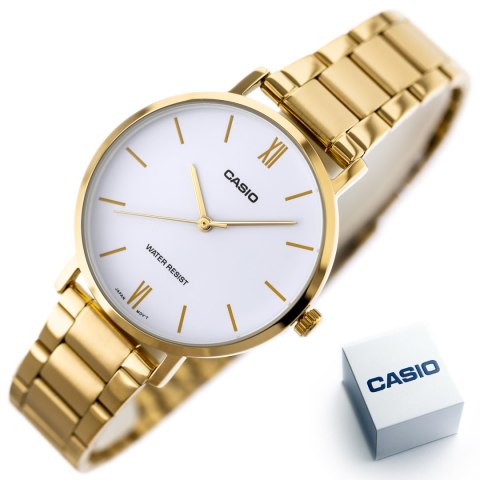 ZEGAREK DAMSKI CASIO LTP-VT01G-7BUDF + BOX ZEGAREK DAMSKI CASIO LTP-VT01G-7BUDF + BOX