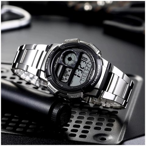 ZEGAREK MĘSKI CASIO AE-1000WD 1A (zd073h) - WORLD TIME + BOX ZEGAREK MĘSKI CASIO AE-1000WD 1A (zd073h) - WORLD TIME + BOX
