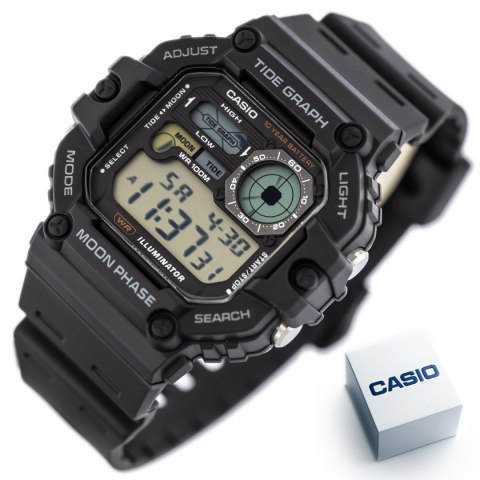 ZEGAREK MĘSKI CASIO Digital Moonphase WS-1700H-1AV + BOX ZEGAREK MĘSKI CASIO Digital Moonphase WS-1700H-1AV + BOX