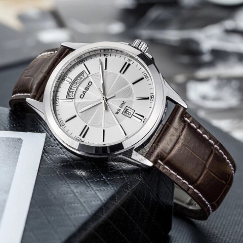 ZEGAREK MĘSKI CASIO MTP-1381L-7AV + BOX ZEGAREK MĘSKI CASIO MTP-1381L-7AV + BOX