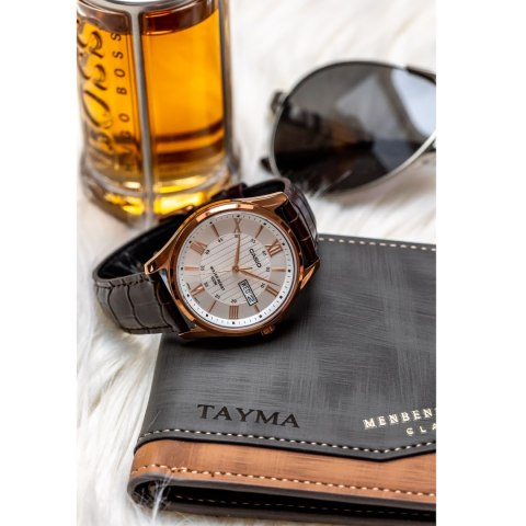 ZEGAREK MĘSKI CASIO MTP-1384L-7A + BOX ZEGAREK MĘSKI CASIO MTP-1384L-7A + BOX