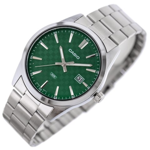 ZEGAREK MĘSKI CASIO MTP-VD03D-3A1 Green + BOX ZEGAREK MĘSKI CASIO MTP-VD03D-3A1 Green + BOX