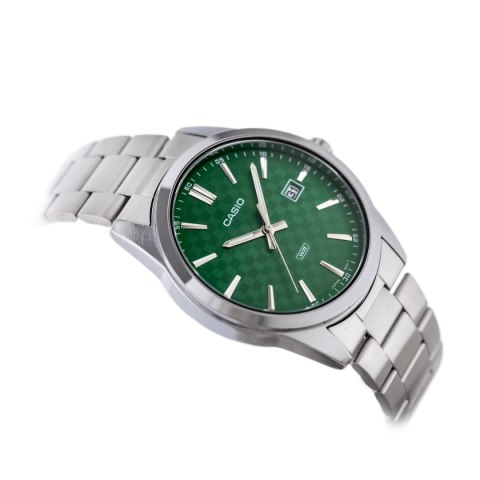 ZEGAREK MĘSKI CASIO MTP-VD03D-3A1 Green + BOX ZEGAREK MĘSKI CASIO MTP-VD03D-3A1 Green + BOX