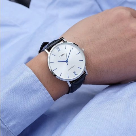 ZEGAREK MĘSKI CASIO MTP-VT01L-7B1 + BOX ZEGAREK MĘSKI CASIO MTP-VT01L-7B1 + BOX