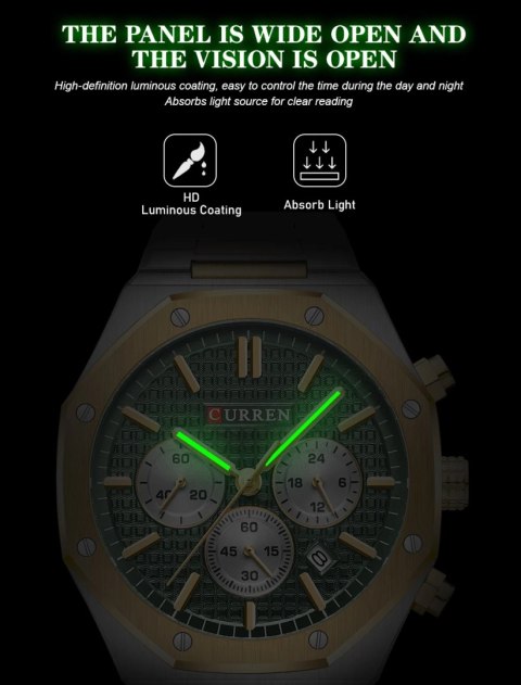 ZEGAREK MĘSKI CURREN 8440 CHRONO (zc047a) +BOX ZEGAREK MĘSKI CURREN 8440 CHRONO (zc047a) +BOX