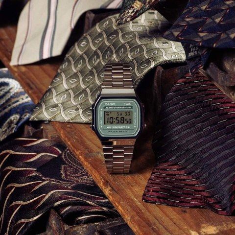 ZEGAREK UNISEX CASIO Retro Vintage A168WA-3A + BOX ZEGAREK UNISEX CASIO Retro Vintage A168WA-3A + BOX