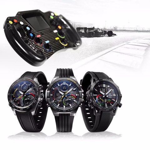 Zegarek Męski Casio EDIFICE 48mm ECB-40MP-1A Bluetooth + BOX Zegarek Męski Casio EDIFICE 48mm ECB-40MP-1A Bluetooth + BOX