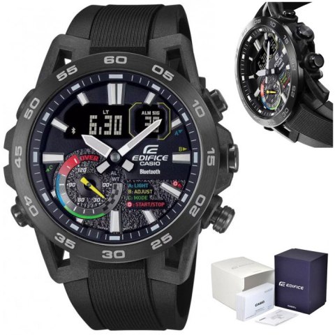 Zegarek Męski Casio EDIFICE 48mm ECB-40MP-1A Bluetooth + BOX Zegarek Męski Casio EDIFICE 48mm ECB-40MP-1A Bluetooth + BOX