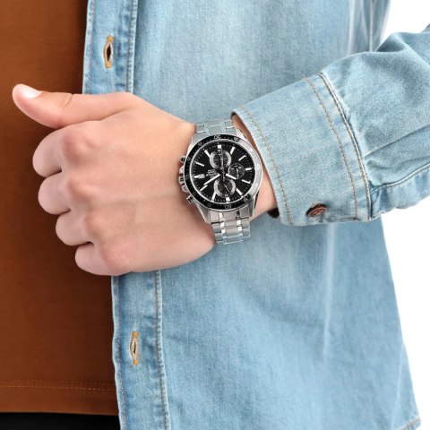 Zegarek Męski Casio Edifice 43mm EFR-526D-1AV + BOX Zegarek Męski Casio Edifice 43mm EFR-526D-1AV + BOX