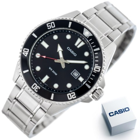 Zegarek Męski Casio MDV-107D-1A1 WR200 + BOX Zegarek Męski Casio MDV-107D-1A1 WR200 + BOX