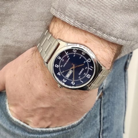 Zegarek Męski Casio MTP-V006D-2B + BOX Zegarek Męski Casio MTP-V006D-2B + BOX