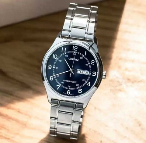 Zegarek Męski Casio MTP-V006D-2B + BOX Zegarek Męski Casio MTP-V006D-2B + BOX
