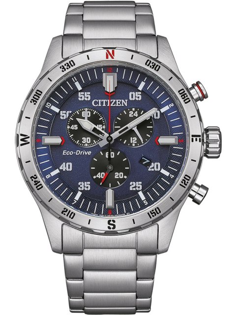 Zegarek Męski Citizen Eco-Drive Sporting Chronograph AT2520-89L + BOX Zegarek Męski Citizen Eco-Drive Sporting Chronograph AT2520-89L + BOX