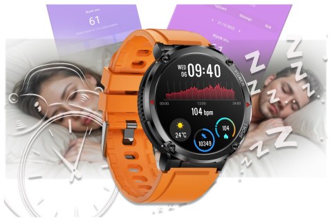 SMARTWATCH MĘSKI GRAVITY GT21-2 - BLUETOOTH CALL, DODATKOWY PASEK (sg025b) SMARTWATCH MĘSKI GRAVITY GT21-2 - BLUETOOTH CALL, DODATKOWY PASEK (sg025b)