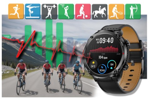 SMARTWATCH MĘSKI GRAVITY GT21-3 - BLUETOOTH CALL, DODATKOWY PASEK (sg025c) SMARTWATCH MĘSKI GRAVITY GT21-3 - BLUETOOTH CALL, DODATKOWY PASEK (sg025c)