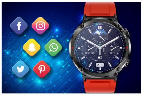 SMARTWATCH MĘSKI GRAVITY GT21-6 - BLUETOOTH CALL, DODATKOWY PASEK (sg025f) SMARTWATCH MĘSKI GRAVITY GT21-6 - BLUETOOTH CALL, DODATKOWY PASEK (sg025f)