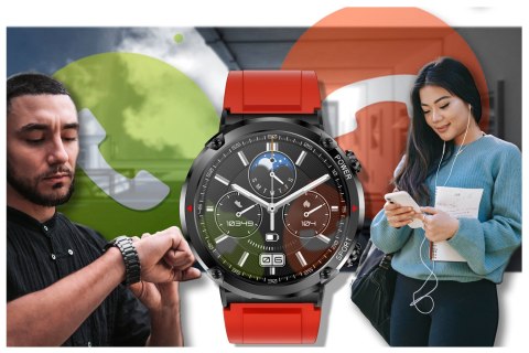 SMARTWATCH MĘSKI GRAVITY GT21-6 - BLUETOOTH CALL, DODATKOWY PASEK (sg025f) SMARTWATCH MĘSKI GRAVITY GT21-6 - BLUETOOTH CALL, DODATKOWY PASEK (sg025f)