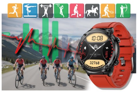 SMARTWATCH MĘSKI GRAVITY GT21-6 - BLUETOOTH CALL, DODATKOWY PASEK (sg025f) SMARTWATCH MĘSKI GRAVITY GT21-6 - BLUETOOTH CALL, DODATKOWY PASEK (sg025f)