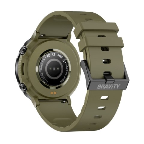 SMARTWATCH MĘSKI GRAVITY GT21-7 - BLUETOOTH CALL, DODATKOWY PASEK (sg025g) SMARTWATCH MĘSKI GRAVITY GT21-7 - BLUETOOTH CALL, DODATKOWY PASEK (sg025g)