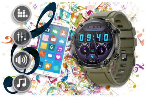 SMARTWATCH MĘSKI GRAVITY GT21-7 - BLUETOOTH CALL, DODATKOWY PASEK (sg025g) SMARTWATCH MĘSKI GRAVITY GT21-7 - BLUETOOTH CALL, DODATKOWY PASEK (sg025g)