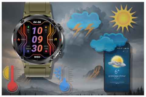 SMARTWATCH MĘSKI GRAVITY GT21-7 - BLUETOOTH CALL, DODATKOWY PASEK (sg025g) SMARTWATCH MĘSKI GRAVITY GT21-7 - BLUETOOTH CALL, DODATKOWY PASEK (sg025g)
