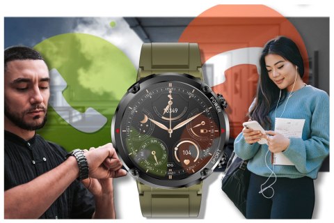 SMARTWATCH MĘSKI GRAVITY GT21-7 - BLUETOOTH CALL, DODATKOWY PASEK (sg025g) SMARTWATCH MĘSKI GRAVITY GT21-7 - BLUETOOTH CALL, DODATKOWY PASEK (sg025g)