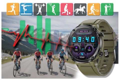 SMARTWATCH MĘSKI GRAVITY GT21-7 - BLUETOOTH CALL, DODATKOWY PASEK (sg025g) SMARTWATCH MĘSKI GRAVITY GT21-7 - BLUETOOTH CALL, DODATKOWY PASEK (sg025g)