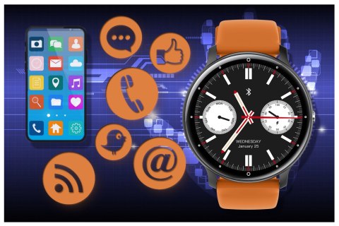 SMARTWATCH UNISEX GRAVITY GT1-2 PRO - ROZMOWY BLUETOOTH, DODATKOWY PASEK (sg027b) SMARTWATCH UNISEX GRAVITY GT1-2 PRO - ROZMOWY BLUETOOTH, DODATKOWY PASEK (sg027b)