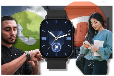 SMARTWATCH UNISEX GRAVITY GT15-1 - ROZMOWY BLUETOOTH, DODATKOWY PASEK (sg029a) SMARTWATCH UNISEX GRAVITY GT15-1 - ROZMOWY BLUETOOTH, DODATKOWY PASEK (sg029a)