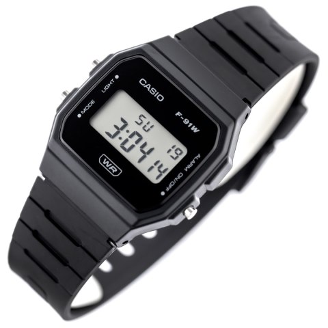 ZEGAREK MĘSKI CASIO F-91WB-1ADF + BOX ZEGAREK MĘSKI CASIO F-91WB-1ADF + BOX