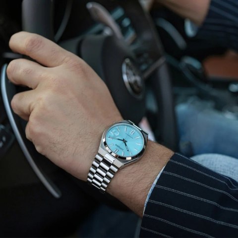 ZEGAREK MĘSKI CITIZEN Tsuyosa Turquoise Blue NJ0151-88M - AUTOMAT SZAFIR ZEGAREK MĘSKI CITIZEN Tsuyosa Turquoise Blue NJ0151-88M - AUTOMAT SZAFIR