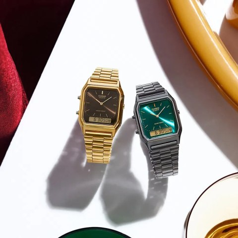ZEGAREK UNISEX CASIO AQ-230GA-5A Vintage Maxi + BOX ZEGAREK UNISEX CASIO AQ-230GA-5A Vintage Maxi + BOX