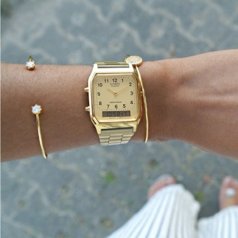 ZEGAREK UNISEX CASIO AQ-230GA-9BMQ Vintage Maxi + BOX ZEGAREK UNISEX CASIO AQ-230GA-9BMQ Vintage Maxi + BOX