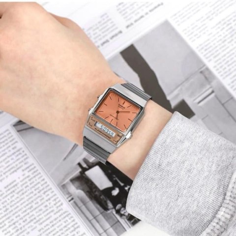 ZEGAREK UNISEX CASIO Vintage Dual Time AQ-800ECGG-4ADF + BOX ZEGAREK UNISEX CASIO Vintage Dual Time AQ-800ECGG-4ADF + BOX