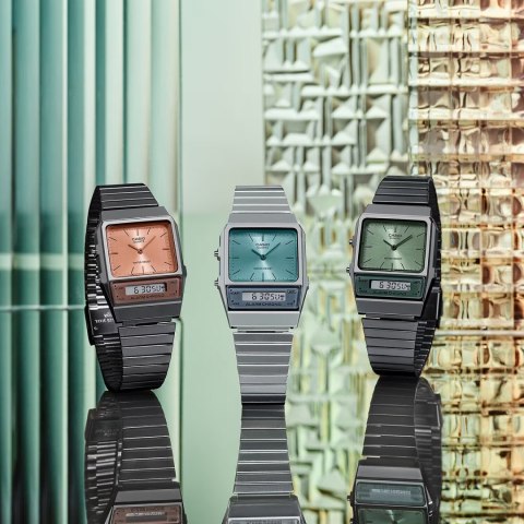 ZEGAREK UNISEX CASIO Vintage Dual Time AQ-800ECGG-4ADF + BOX ZEGAREK UNISEX CASIO Vintage Dual Time AQ-800ECGG-4ADF + BOX