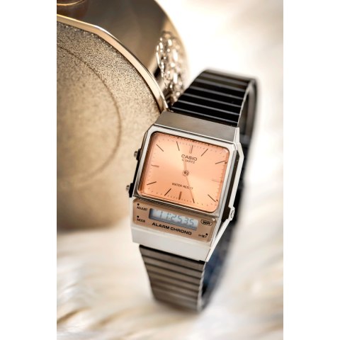ZEGAREK UNISEX CASIO Vintage Dual Time AQ-800ECGG-4ADF + BOX ZEGAREK UNISEX CASIO Vintage Dual Time AQ-800ECGG-4ADF + BOX