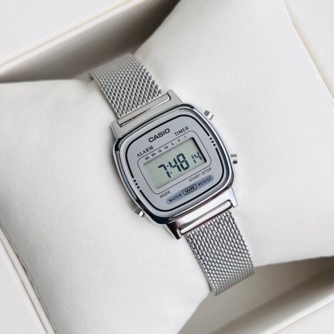 Zegarek Damski Casio Retro Vintage LA670WEM-7DF + BOX Zegarek Damski Casio Retro Vintage LA670WEM-7DF + BOX
